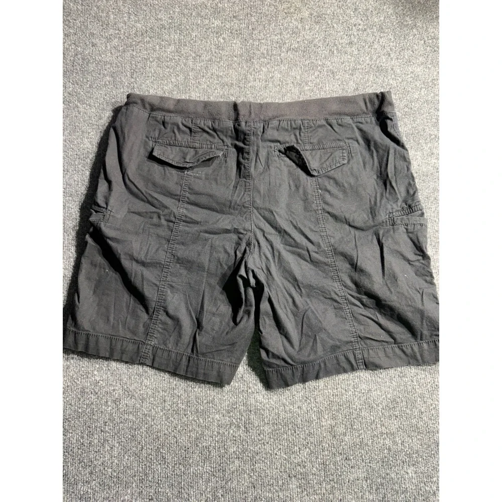 Women's‎ Khaki Cargo Shorts Size 16 Belted Utility Hiking Outdoor